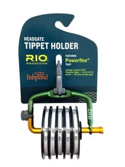 A Very Handy Tippet Dispenser With 5 Spools Of Powerflex Tippet Attached