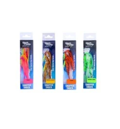 Black Magic Snapper Snack Skirted Flasher Rig 7/0