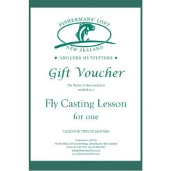 Fishermans' Loft - Gift Voucher - Fly Casting Lesson For One